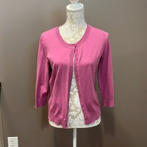 Talbots - Prima Cotton Pink Sweater - M